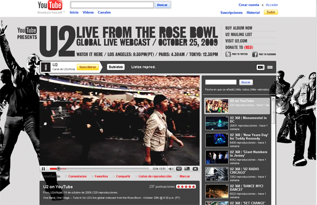 U2-en-VIVO-por-YouTube